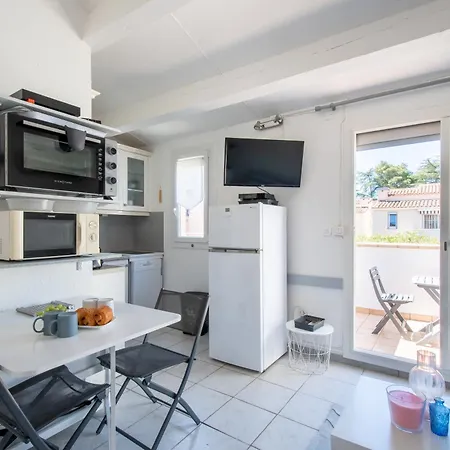 L'instant Azur - Clim - Terrasse - Velo - Parking Апартаменты Агд